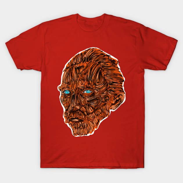 Orange Van Gogh T-Shirt by fakeface
